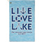 Live Love Lake Golf Towel - Poly-Cotton Blend - Small w/ Name or Text