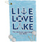 Live Love Lake Golf Towel (Personalized)