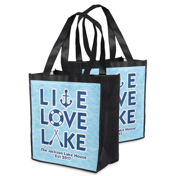 Live Love Lake Grocery Bag - MAIN