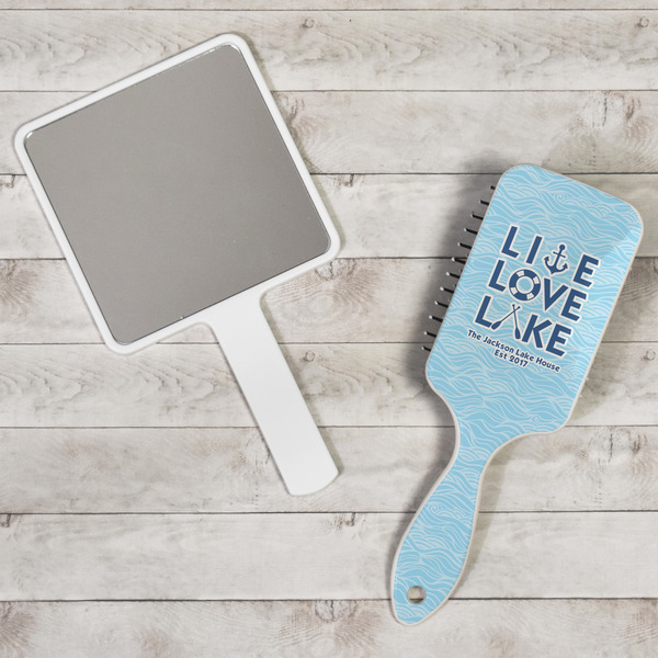 Live Love Lake Hair Brush - In Context