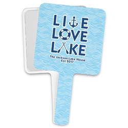 Live Love Lake Hand Mirror (Personalized)