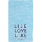 Live Love Lake Hand Towel (Personalized) Full