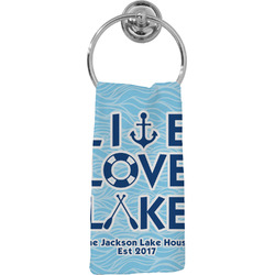Live Love Lake Hand Towel - Full Print (Personalized)