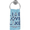 Live Love Lake Hand Towel - Full Print (Personalized)