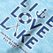Live Love Lake Hooded Baby Towel- Detail Close Up