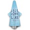Live Love Lake Hooded Towel - Hanging