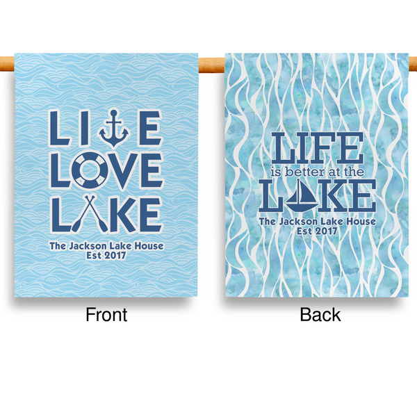 Live Love Lake House Flags - Double Sided - APPROVAL