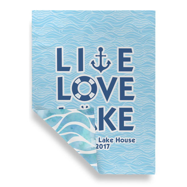 Live Love Lake House Flags - Double Sided - FRONT FOLDED