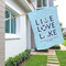 Live Love Lake House Flags - Double Sided - LIFESTYLE