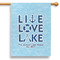 Live Love Lake 28" House Flag (Personalized)