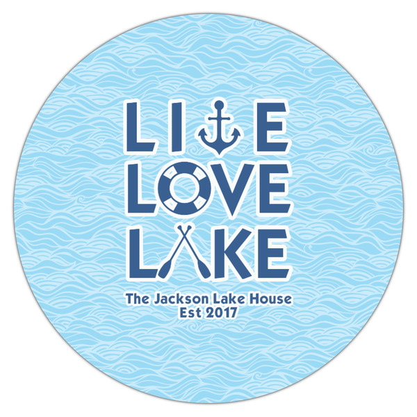 Live Love Lake Icing Circle - Medium - Single
