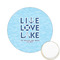 Live Love Lake Printed Cookie Topper - 2.15" (Personalized)