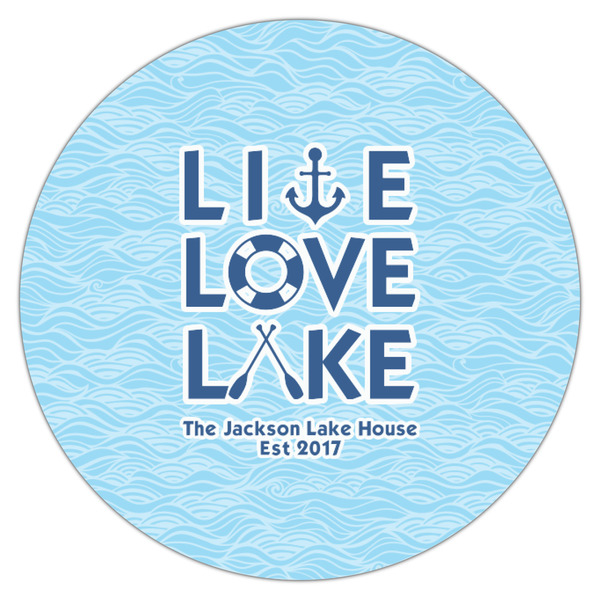 Live Love Lake Icing Circle - Small - Single