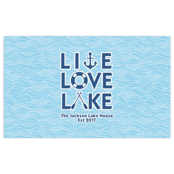 Live Love Lake Indoor / Outdoor Rug - 3'x5' - Front Flat