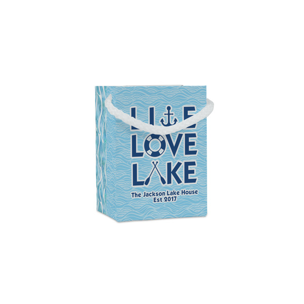 Custom Live Love Lake Jewelry Gift Bags (Personalized)