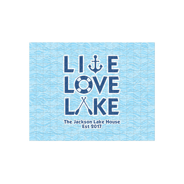 Custom Live Love Lake 252 pc Jigsaw Puzzle (Personalized)