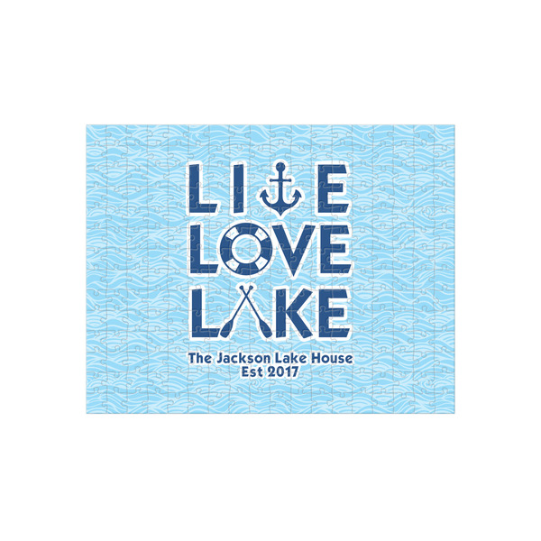Custom Live Love Lake 252 pc Jigsaw Puzzle (Personalized)
