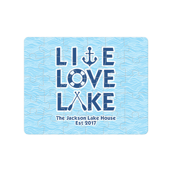 Custom Live Love Lake Jigsaw Puzzles (Personalized)