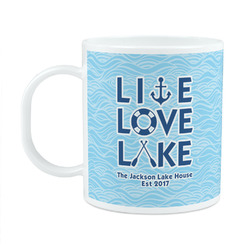 Live Love Lake Plastic Kids Mug (Personalized)