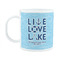 Live Love Lake Plastic Kids Mug (Personalized)
