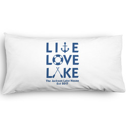 Live Love Lake Pillow Case - King - Graphic (Personalized)