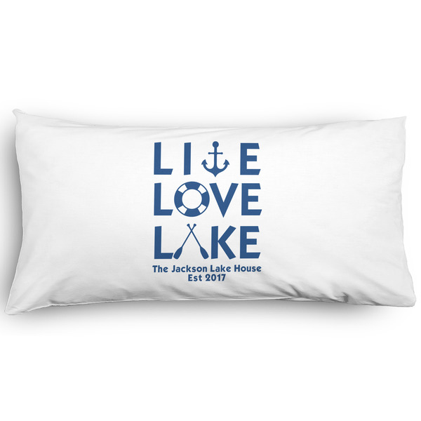 Custom Live Love Lake Pillow Case - King - Graphic (Personalized)