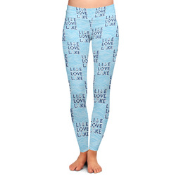 Live Love Lake Ladies Leggings - Extra Small (Personalized)