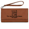 Live Love Lake Ladies Wallet - Leather - Rawhide - Front View