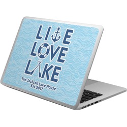 Live Love Lake Laptop Skin - Custom Sized (Personalized)