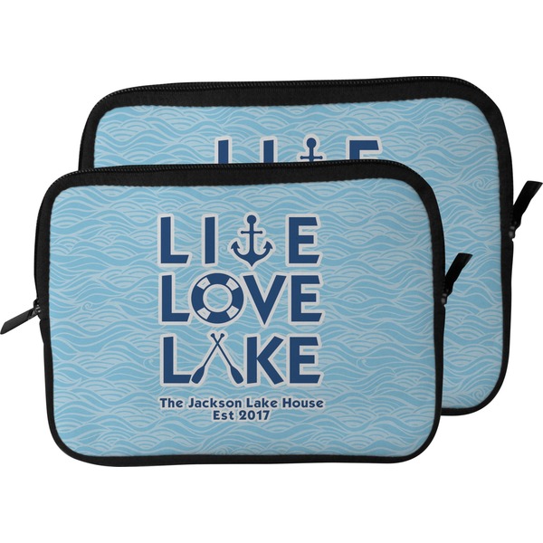 Live Love Lake Laptop Sleeve (Size Comparison)