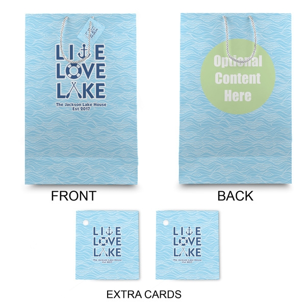 Live Love Lake Large Gift Bag - Approval