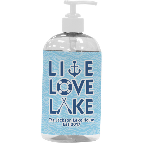Live Love Lake Large Liquid Dispenser (16 oz) - White