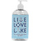 Live Love Lake Plastic Soap / Lotion Dispenser (16 oz - Large - White) (Personalized)