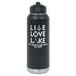 Live Love Lake Water Bottles - Laser Engraved - Front & Back (Personalized)