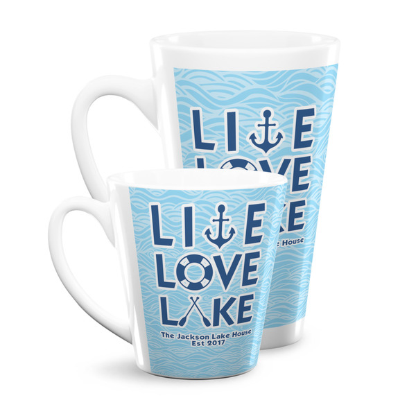 Live Love Lake Latte Mugs Main