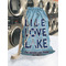 Live Love Lake Laundry Bag in Laundromat