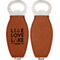 Live Love Lake Leather Bar Bottle Opener - Front and Back (single sided)