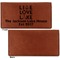 Lake House Quotes and Sayings Leather Checkbook Holder Front and Back Single Sided - Apvl