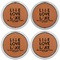Lake House Quotes and Sayings Leather Coaster Set of 4