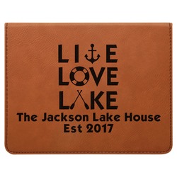Live Love Lake Leatherette 4-Piece Wine Tool Set (Personalized)