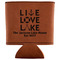 Live Love Lake Leatherette Can Sleeve (Personalized)