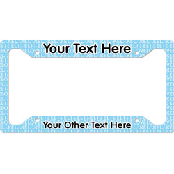 Live Love Lake License Plate Frame - Style A (Personalized)