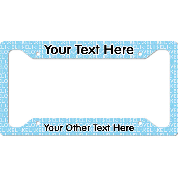 Custom Live Love Lake License Plate Frame (Personalized)