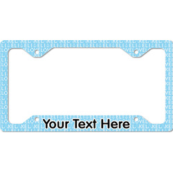 Live Love Lake License Plate Frame - Style C (Personalized)