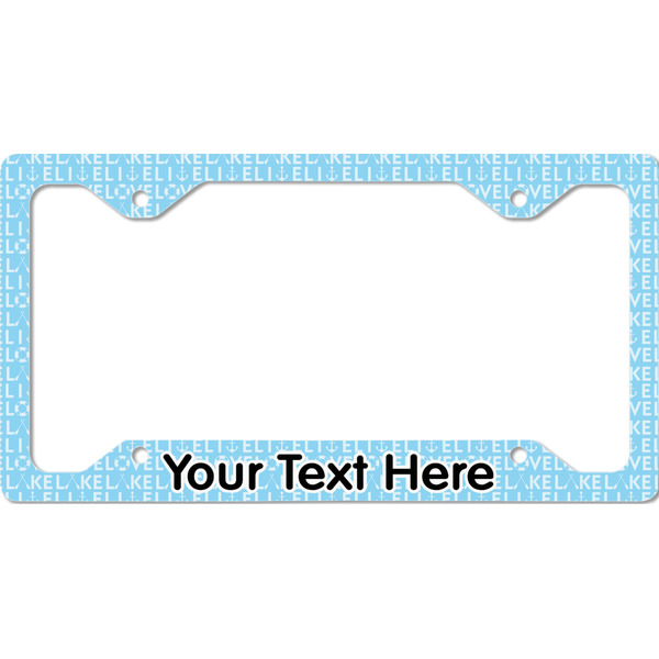 Custom Live Love Lake License Plate Frame - Style C (Personalized)