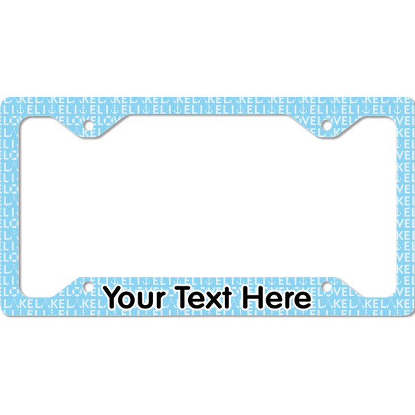 Custom Live Love Lake License Plate Frame - Style C (Personalized)
