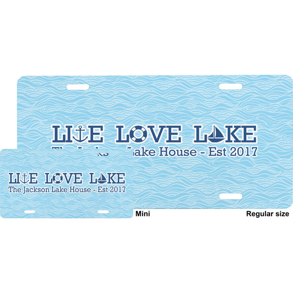 Live Love Lake License Plate (Sizes)