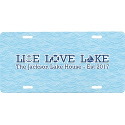 Live Love Lake Front License Plate (Personalized)