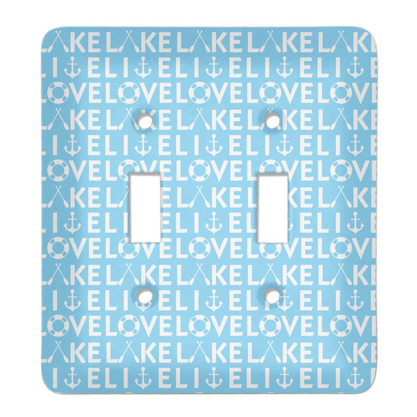 Custom Live Love Lake Light Switch Cover (2 Toggle Plate)