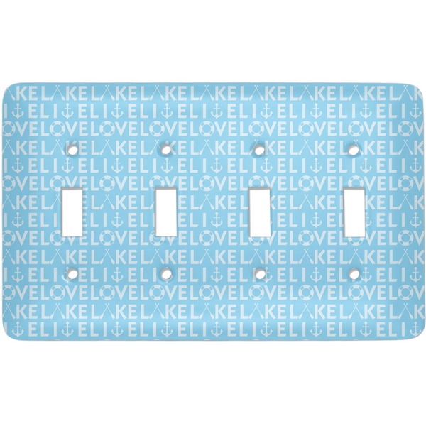 Custom Live Love Lake Light Switch Cover (4 Toggle Plate)